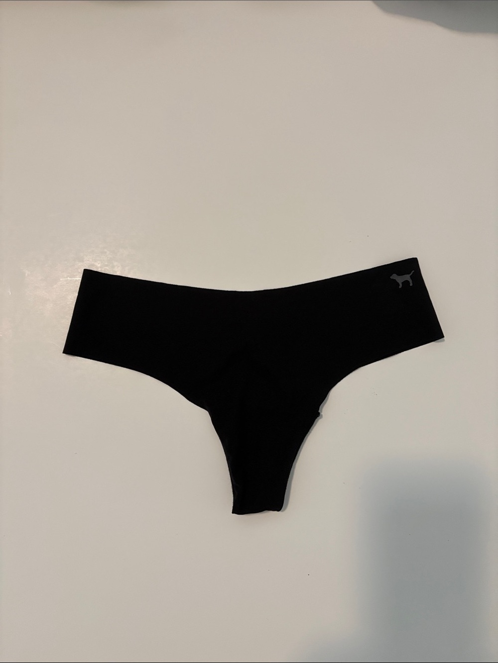 NWT Victoria’s Secret Black No-Show Thong Size S